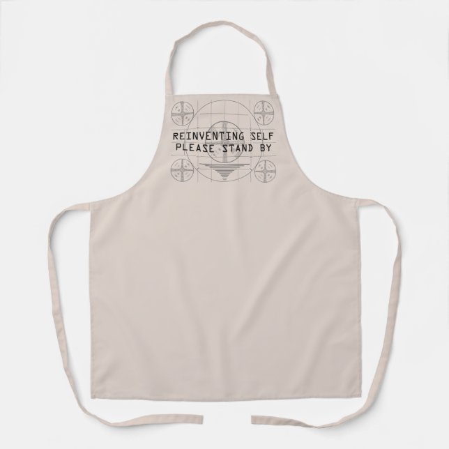 Reinventing Self Funny with Test Pattern Apron (Front)