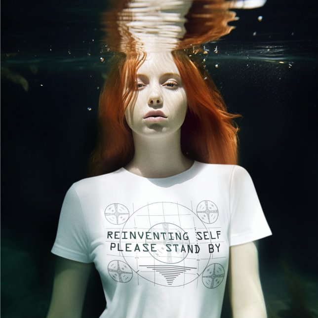 Reinventing Self Funny with Test Pattern T-Shirt (Creator Uploaded)