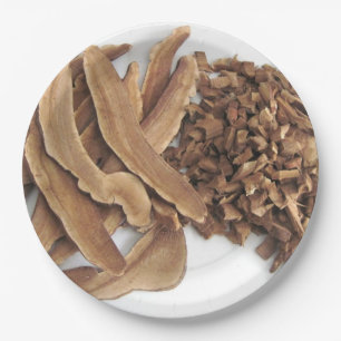 Reishi Mushroom Paper Plate