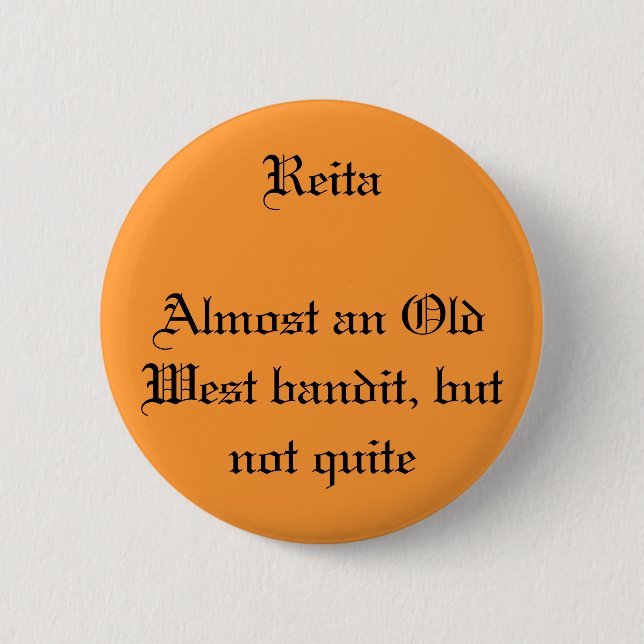 Reita 2 Inch Round Button (Front)