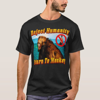 Reject Humanity Return To Monkey Meme Island Vibes T-Shirt
