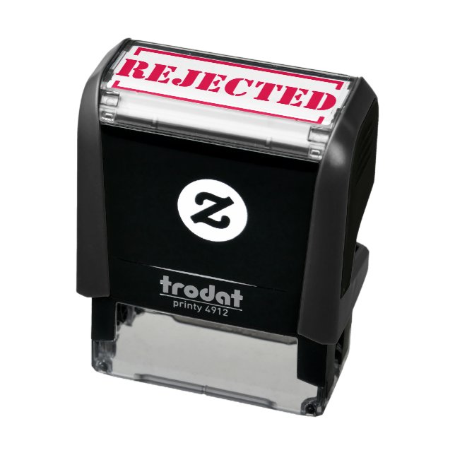 Rejected Red Ink Personalized Self-inking Stamp (Product)