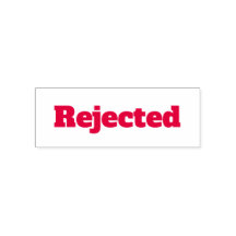 Rejected Simple Business Stamp Self Inking