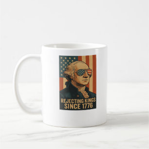 Rejecting Kings Since 1776 Classic Vintage Graphic Coffee Mug