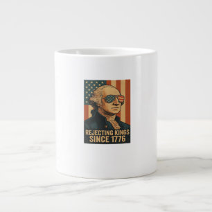 Rejecting Kings Since 1776 Classic Vintage Graphic Large Coffee Mug
