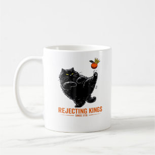 Rejecting Kings Since 1776 Patriotic Flag Design Coffee Mug