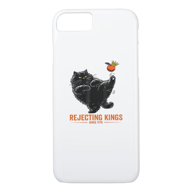 Rejecting Kings Since 1776 Patriotic USA Flag Case-Mate iPhone Case (Back)