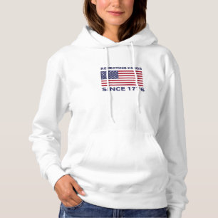 Rejecting Kings Since 1776 Protest Classic Bold St Hoodie