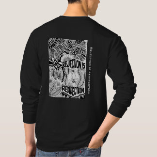 Rejection - Black and White Surreal Botanical Art  T-Shirt