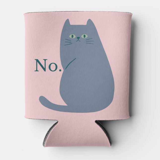 Rejection Cat Can Cooler (Front)