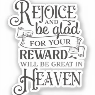 "Rejoice and Be Glad" Inspirational Christian