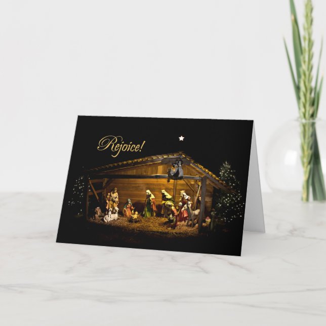 Rejoice Christmas Card (Front)