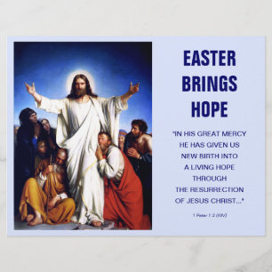 Rejoice. Customizable Easter Church Bulletins