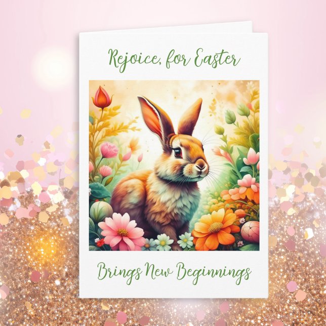 Rejoice for Easter Brings New Beginnings  Card (Creator Uploaded)