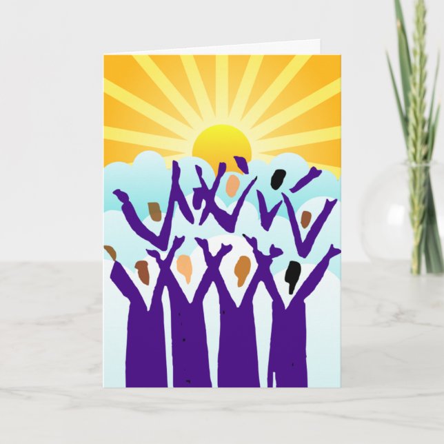 Rejoice greeting card (Front)