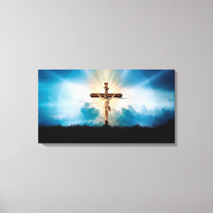 Rejoice in him canvas print
