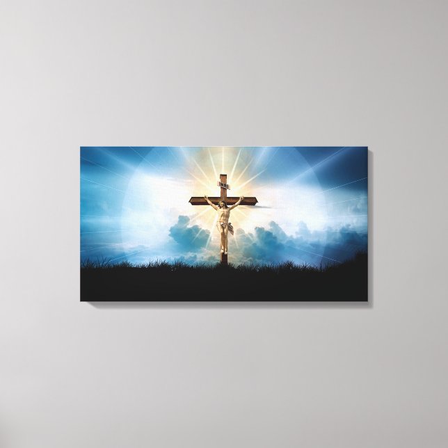 Rejoice in him canvas print (Front)