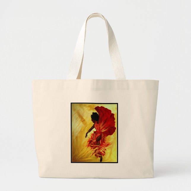 Rejoice Large Tote Bag (Front)