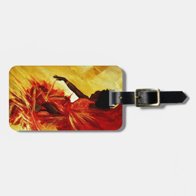Rejoice Luggage Tag (Front Horizontal)