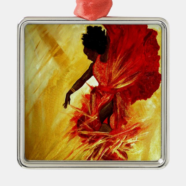 Rejoice Metal Ornament (Front)