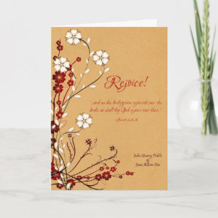 Rejoice Oriental-Style Wedding Invitation