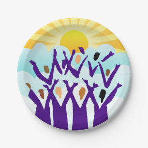 Rejoice paper plate