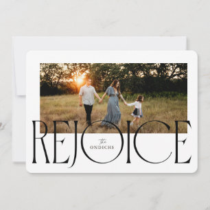 Rejoice Religious Christmas Card