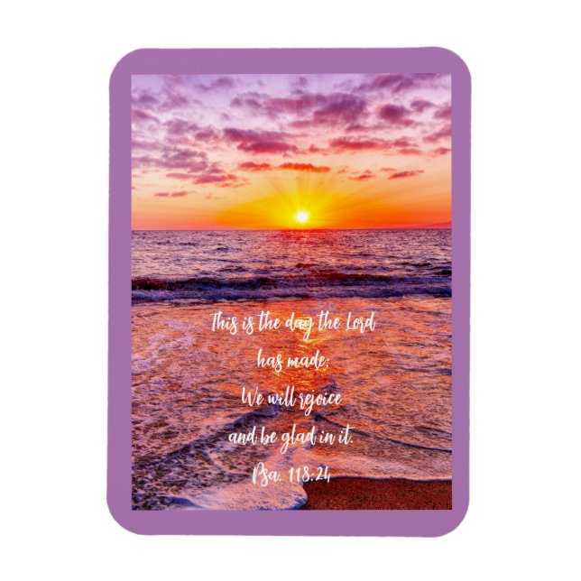 Rejoice Sunrise Magnet (Vertical)
