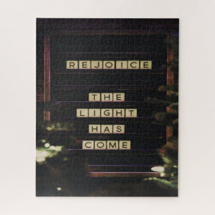 Rejoice The Light Has Come Isaiah 60 Bible Verse Jigsaw Puzzle