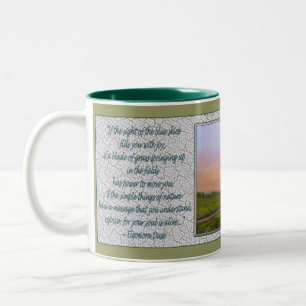 Rejoice! Two-Tone Coffee Mug