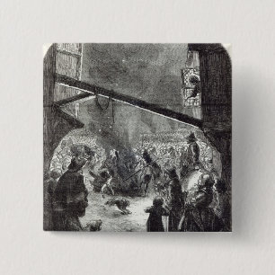 Rejoicings in London 2 Inch Square Button