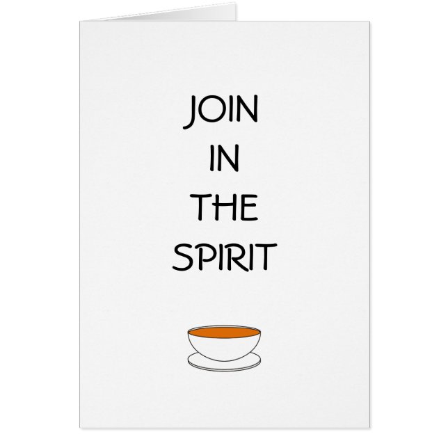 Rejoignez l'esprit, avec tasse de thé (Devant)