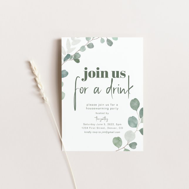 Rejoignez-nous pour un Invitation de la fête de l' (Créateur téléchargé)