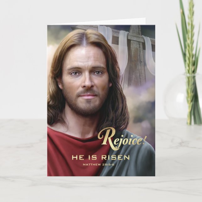 Réjouissez-vous. Jésus est ressuscité. Cartes de v (Devant)