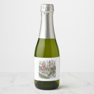 Rekushiji Sparkling Wine Label
