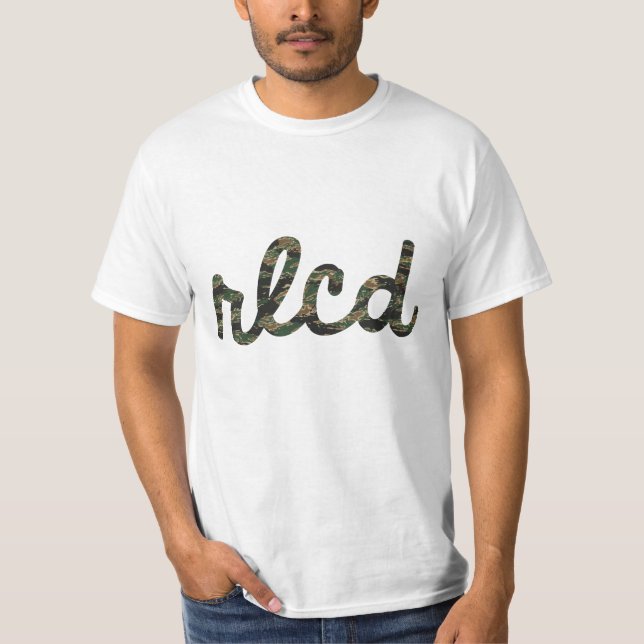 Relaced Camo Print T-Shirt (Front)