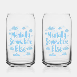 Relatable "Mentally Somewhere Else" with Clouds Can Glass