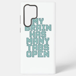 Relatable Overwhelmed and Busy Mind Samsung Galaxy Case