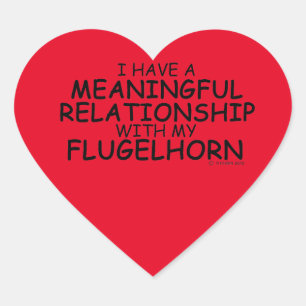 Relation significative Sticker Coeur Flugelhorn
