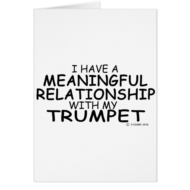 Relation significative Trumpet (Devant)