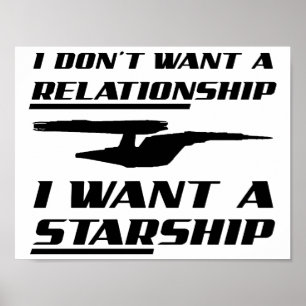 Relation Starship Funny Poster