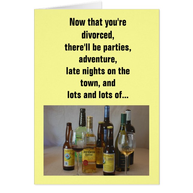 Relationship/Dating - Now that you're divorced... (Front)