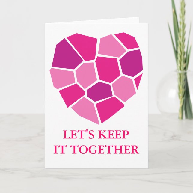 Relationship Greeting Card | Mending Heart Quote (Front)