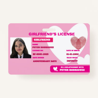 Relationship License Card Badge