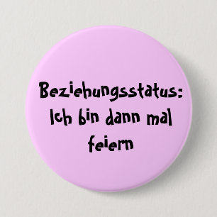 Relationship Status: 3 Inch Round Button