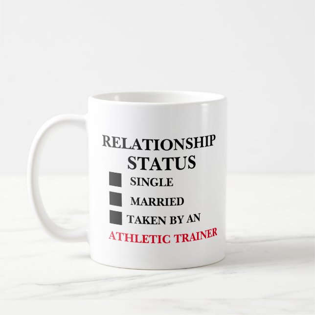 Relationship Status Athletic Trainer  Coffee Mug (Left)
