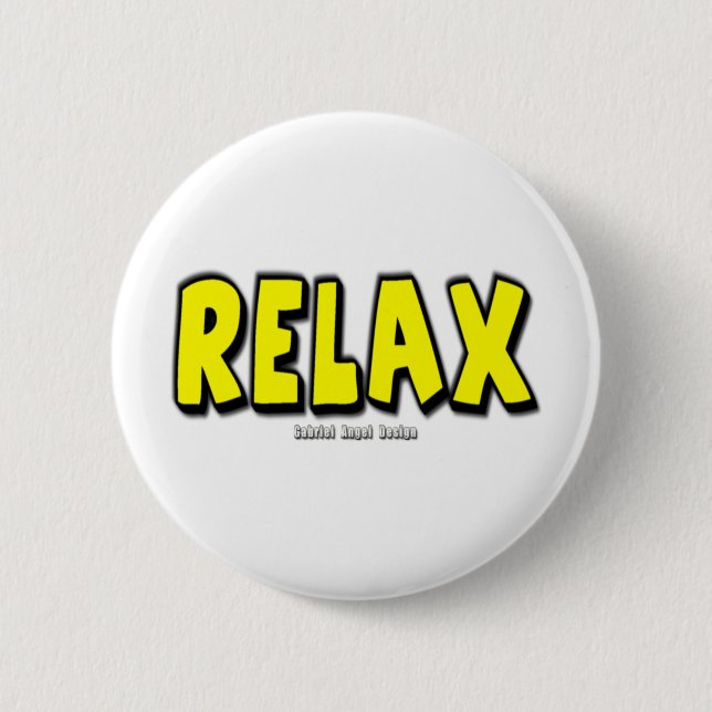 Relax 2 Inch Round Button (Front)