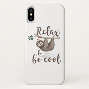 Relax And Be Cool Sloth Case-Mate iPhone Case