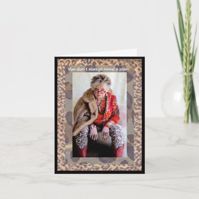 Relax and Let Life Happen Card (Front)