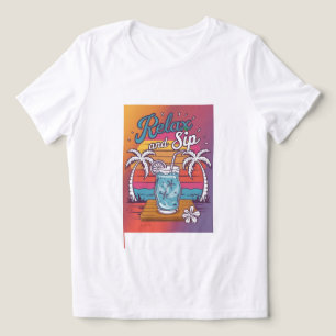 "Relax and Sip" Tri-Blend Shirt